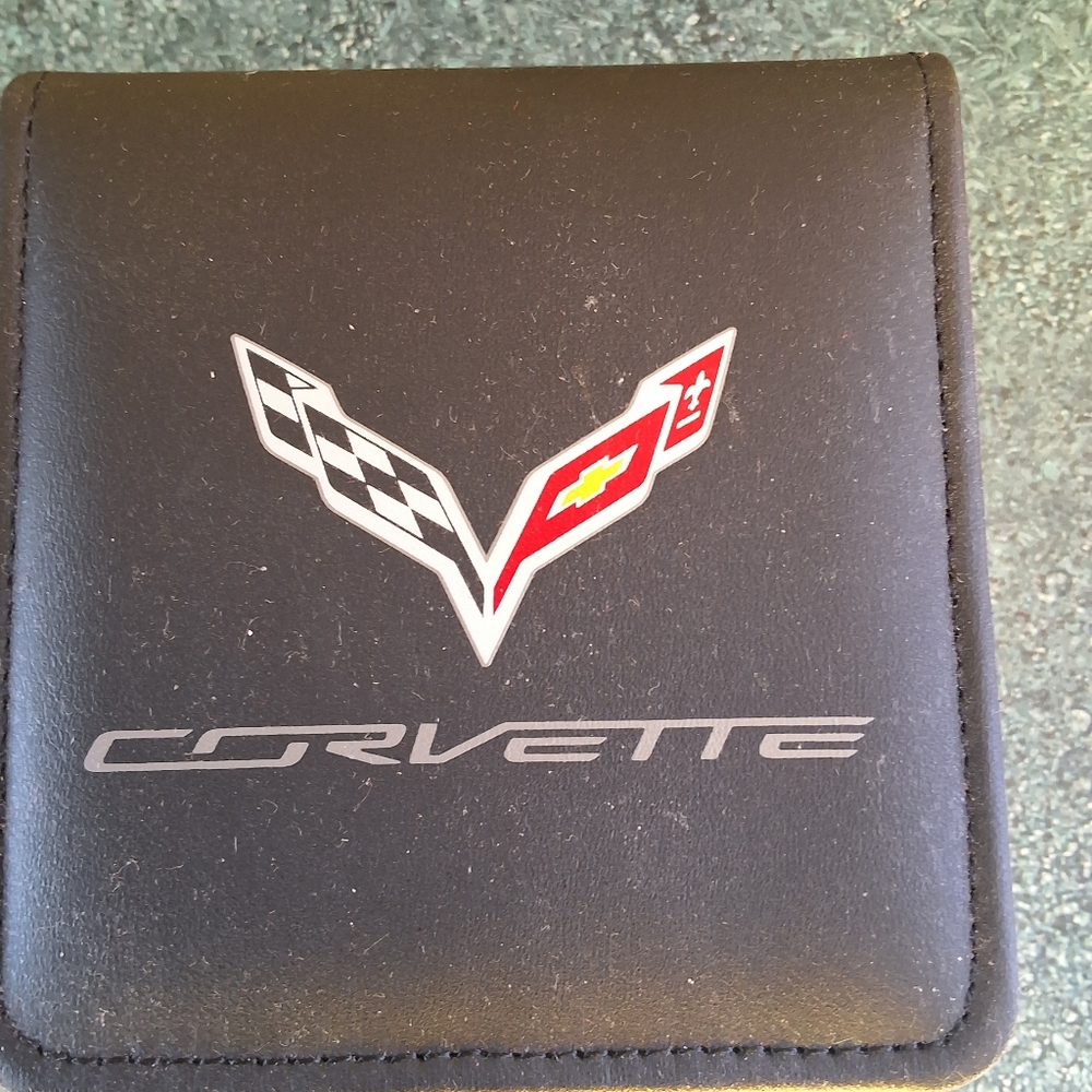 Corvette Black Leather Watch never been worn